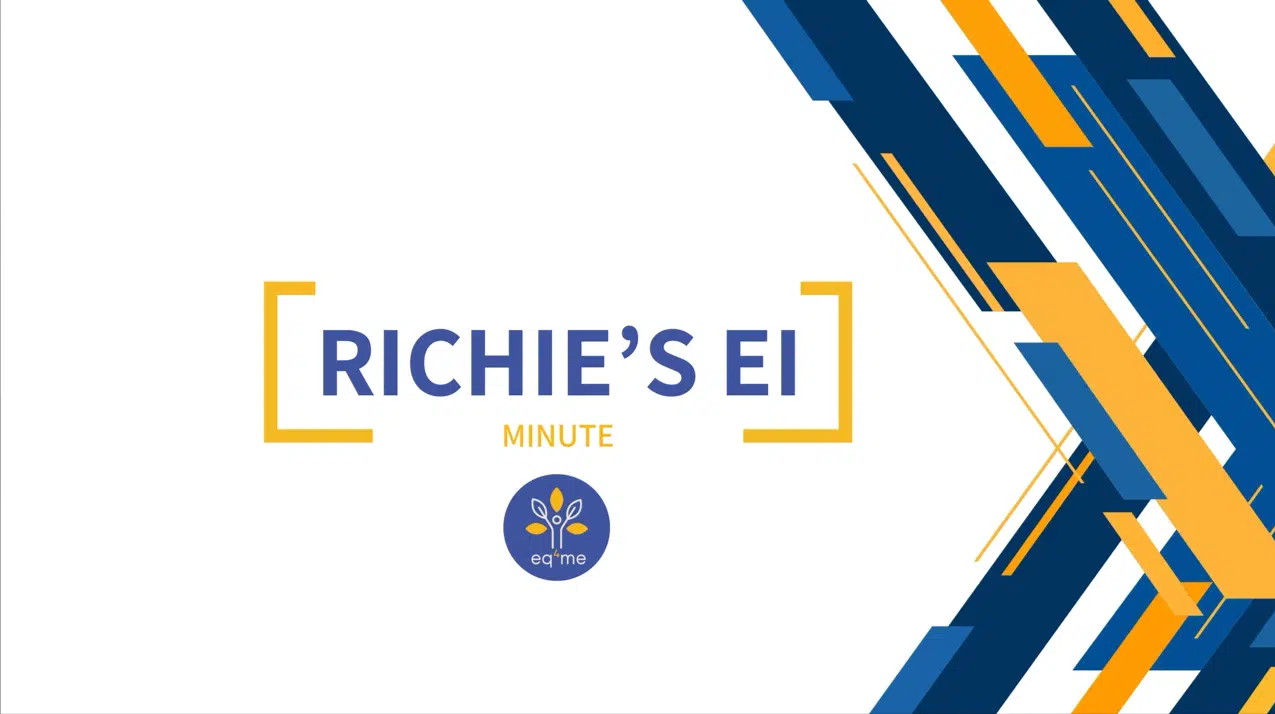 Richie’s EI Minute: Finding Your Joy Episode #01